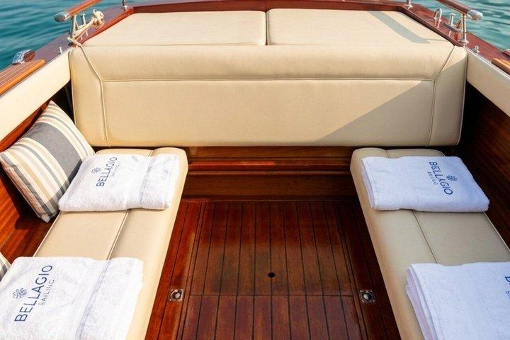 Private Lake Como Wooden Speedboat Tour with Aperitif