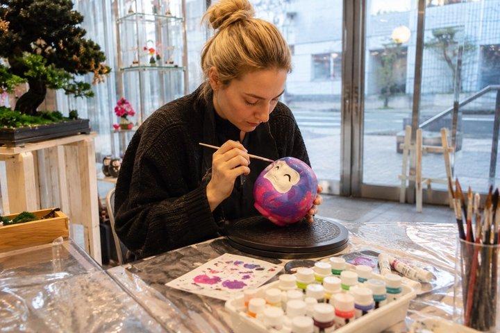 Daruma Painting Workshop in Kyoto Arashiyama