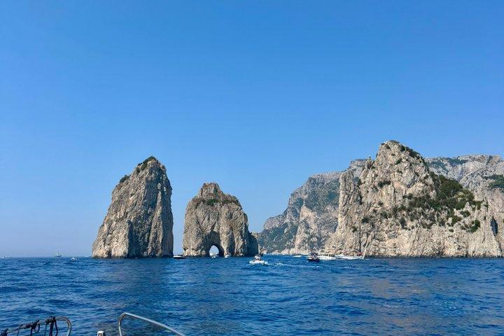 Private Day Boat Trip to Capri and Blue Grotto from Positano