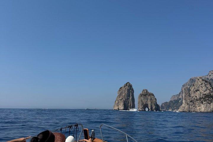 Private Day Boat Trip to Capri and Blue Grotto from Positano