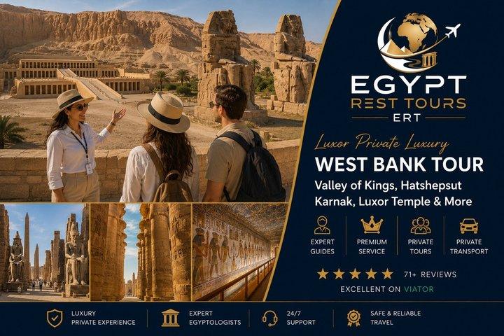 Luxor Private Luxury West Bank Tour | Valley of Kings, Hatshepsut