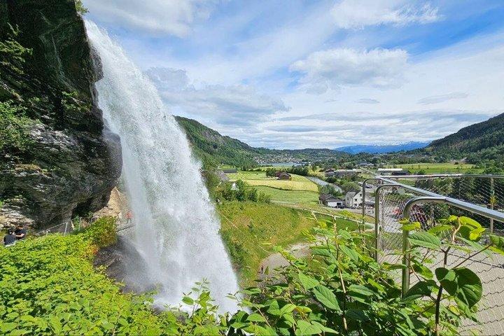 Bergen: Private Full-Day Waterfall day to Hardangerfjord & cruise
