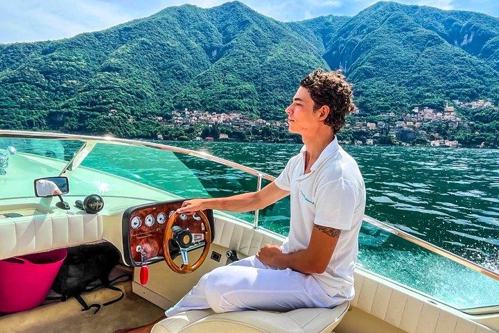 Boat Tour on Lake Como with Iconic and Luxury Boat