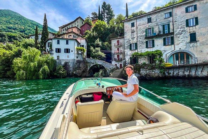 Boat Tour on Lake Como with Iconic and Luxury Boat