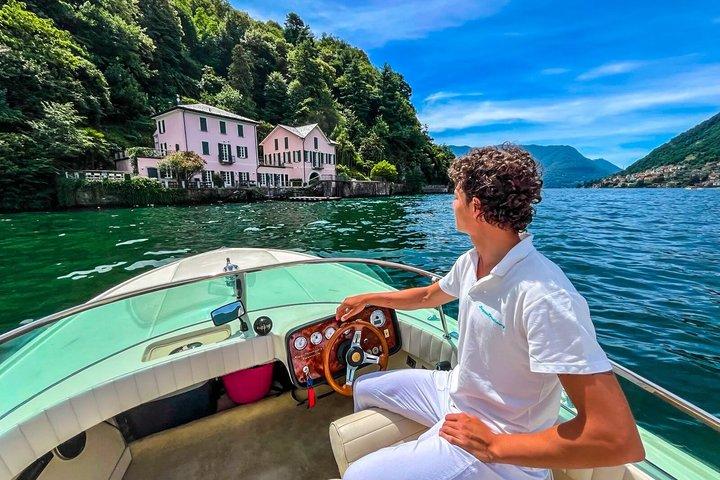 Boat Tour on Lake Como with Iconic and Luxury Boat