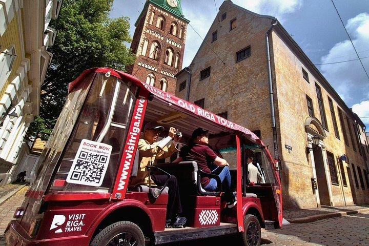 Old Riga E-Bus Tour with Audio Guide, 45 min