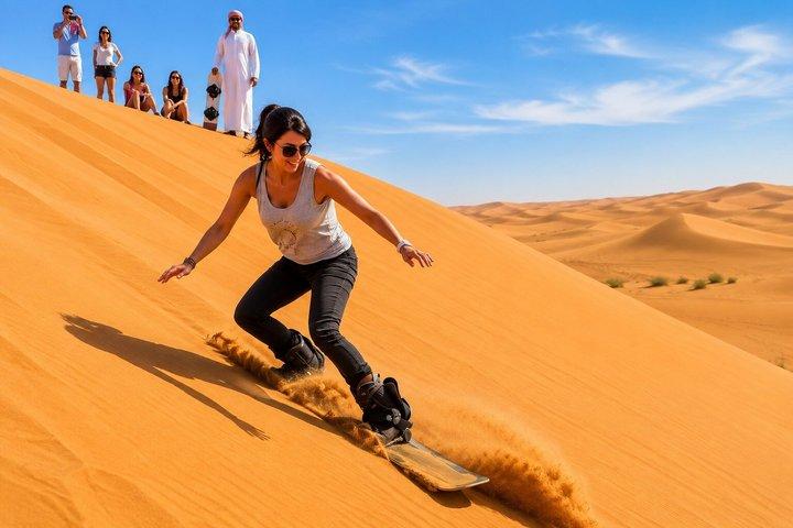 Dubai Desert Red Dune Half-Day Safari Adventure and BBQ Dinner