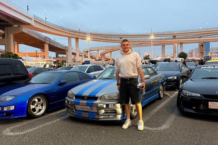 R34 Skyline + GTR Tokyo Night Cruise – Daikoku PA tour carmeet
