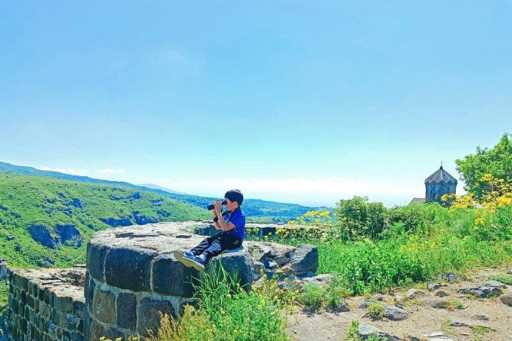 Private tour to Aragats-Lake Kari - Armenian Alphabet Monument - Amberd fortress