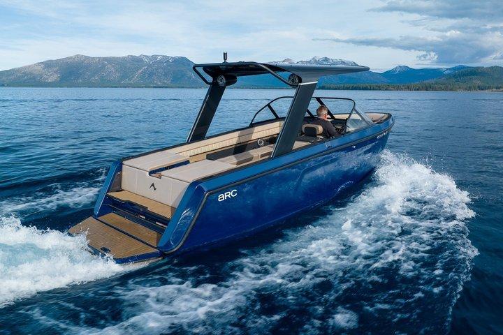 25ft Private Fully Electric Boat Charter on South Lake Tahoe