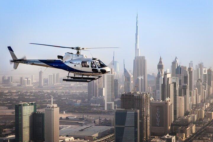 Dubai Helicopter Tour with Optional Private Hotel Transfers