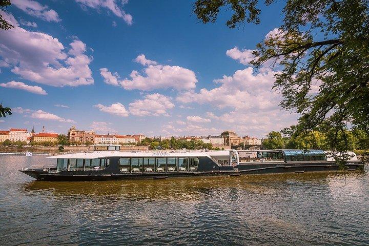 Prague Glass Boat Lunch Cruise with Scenic Views (2 Hours)