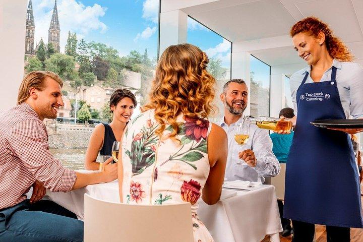 Prague Glass Boat Lunch Cruise with Scenic Views (2 Hours)