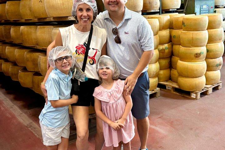 Guided tour of the cheese factory and tasting of Parmigiano Reggiano