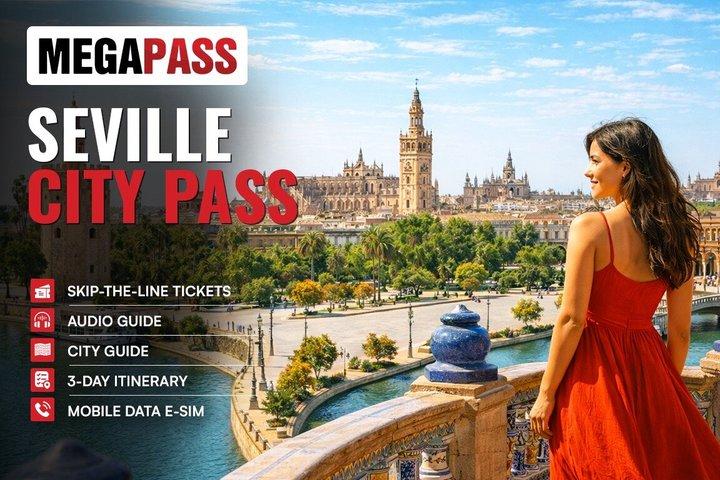 Seville: Alcázar, Cathedral & 24h Hop-On Hop-Off Bus