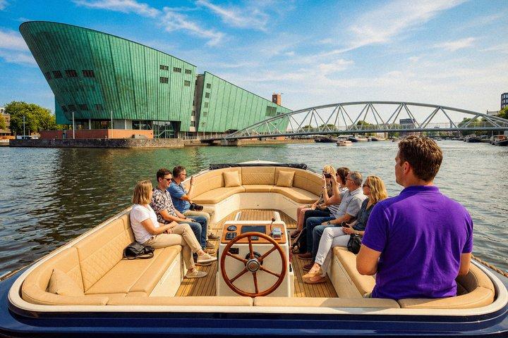 Amsterdam Canal Cruise Open Boat with Optional Craft Cocktails
