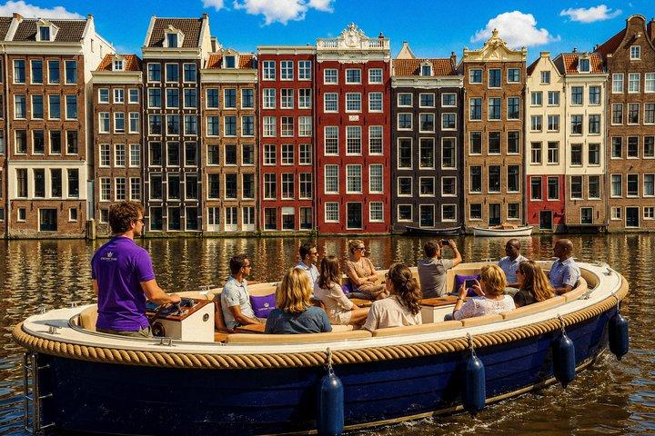 Amsterdam Canal Cruise Open Boat with Optional Craft Cocktails
