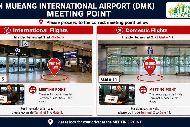 Bangkok Airport Arrivals - BKK or DMK Airport to Bangkok Hotel