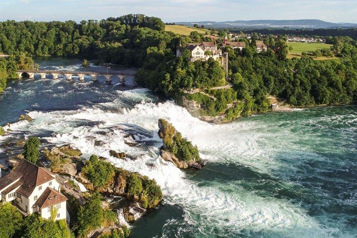 Explore Rhine Falls and City by Open Top Bus from Zurich