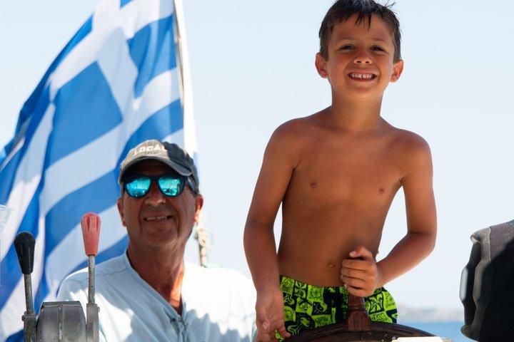 Faliraki: Traditional Boat Cruise & Swim Stops