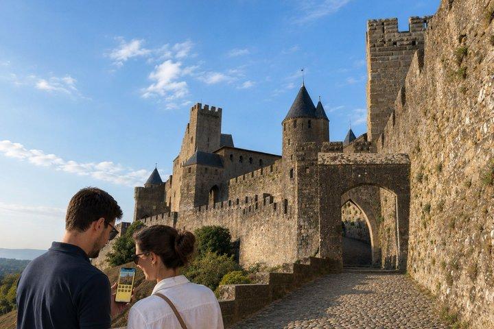 Carcassonne Scavenger Hunt & Highlights Self-Guided Walking Tour