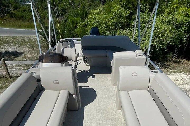 25ft Pontoon Rental at St. Andrews State Park