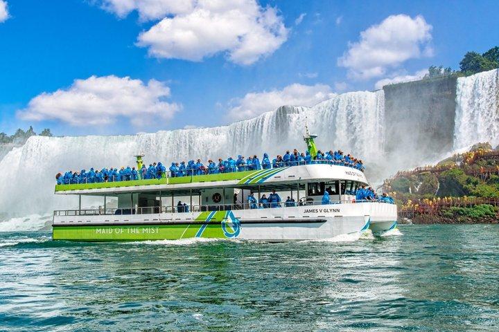 Ultimate Niagara Falls USA Tour W/ Boat Ride, Cave & Hotel Pickup