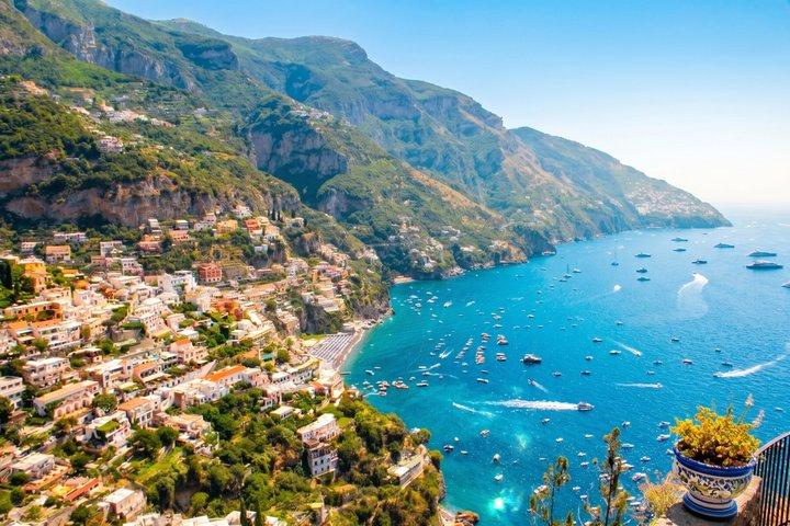 From Rome: Amalfi Coast Cruise, Positano, Ravello & Seaside Lunch
