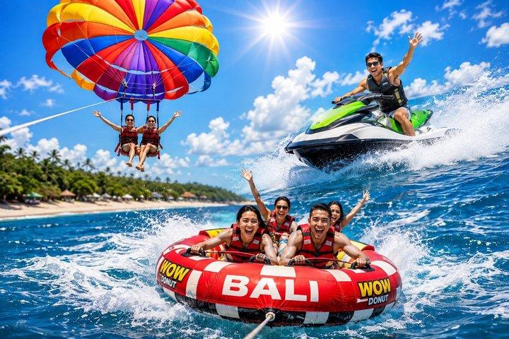 Bali Watersport Parasailing Adventure, Rolling Donut and Jetski